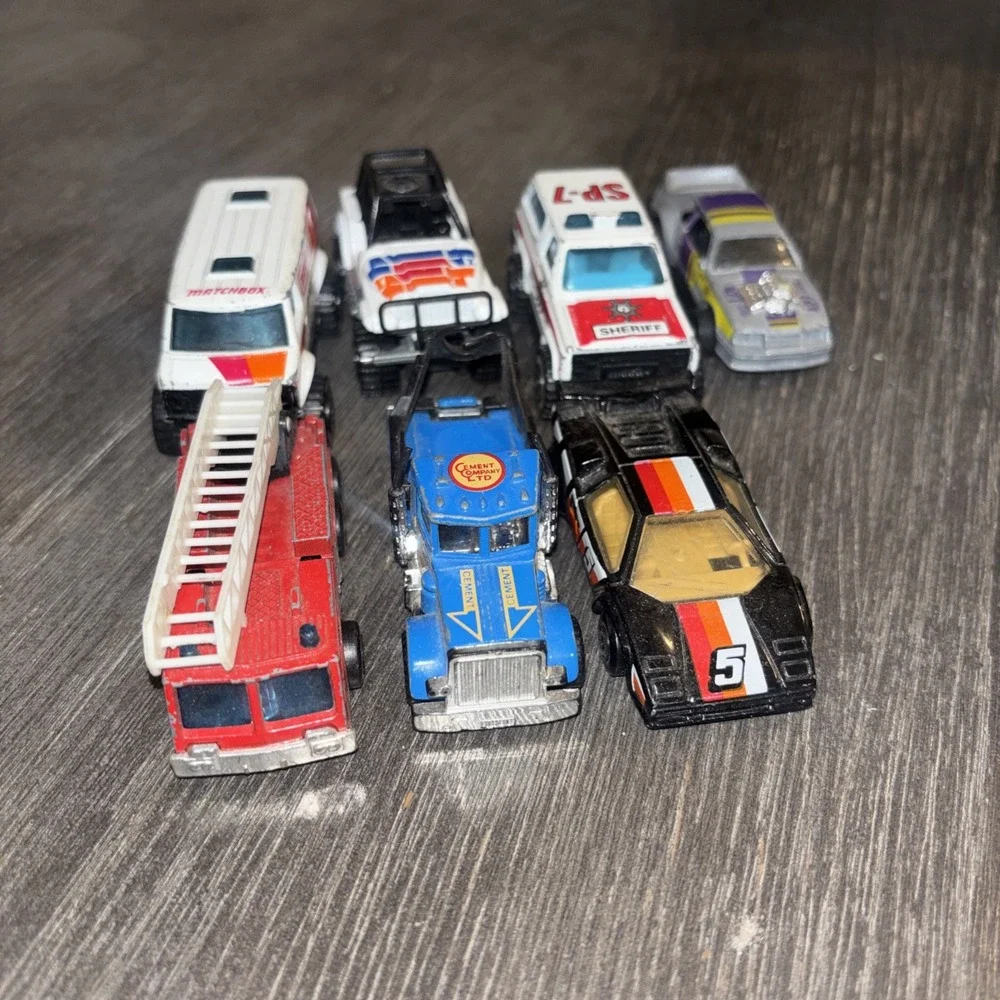 matchbox cars vintage Lot Of 7